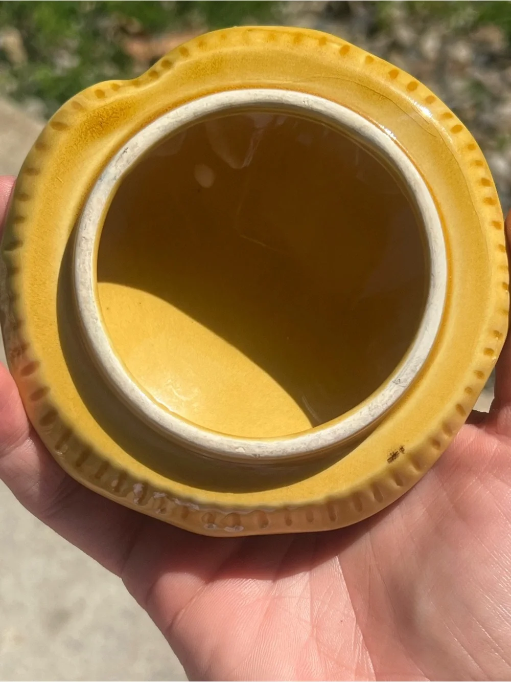 Vintage 1988 Sears Roebuck Mushroom Canister Made in Japan Ceramic Cottagecore